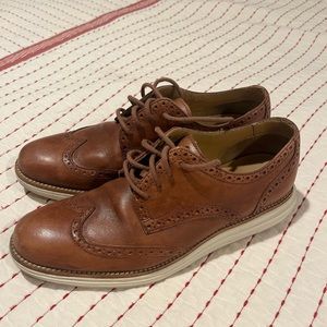 Cole Haan LunarGrand OriginalGrand Wingtip Oxfords Men’s Size 8 Brown/Tan C12599